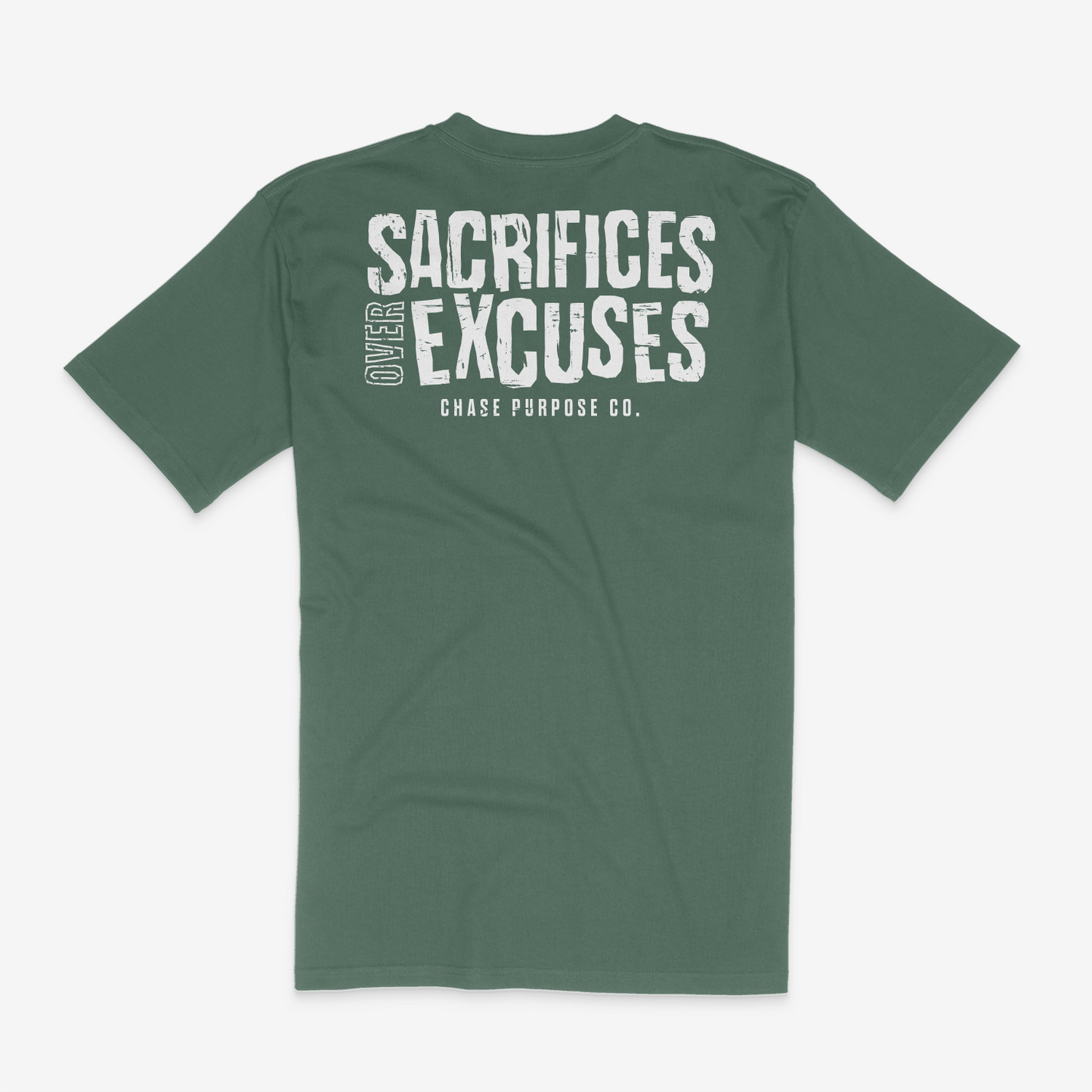 Sacrifices Motto (White Print)